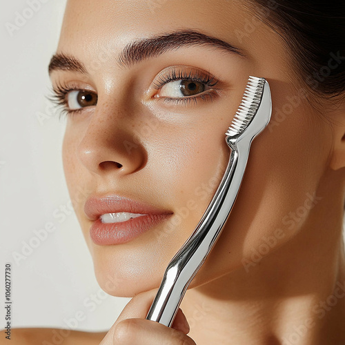 Schick Hydro Silk Dermaplaning Wand, Dermaplaning Tool for Face with 3 Refill Blades | Dermaplane Razor for Women Face, Dermaplane Tool, Eyebrow Razor, Face Razor, Facial Razor, Weighted Metal Handle