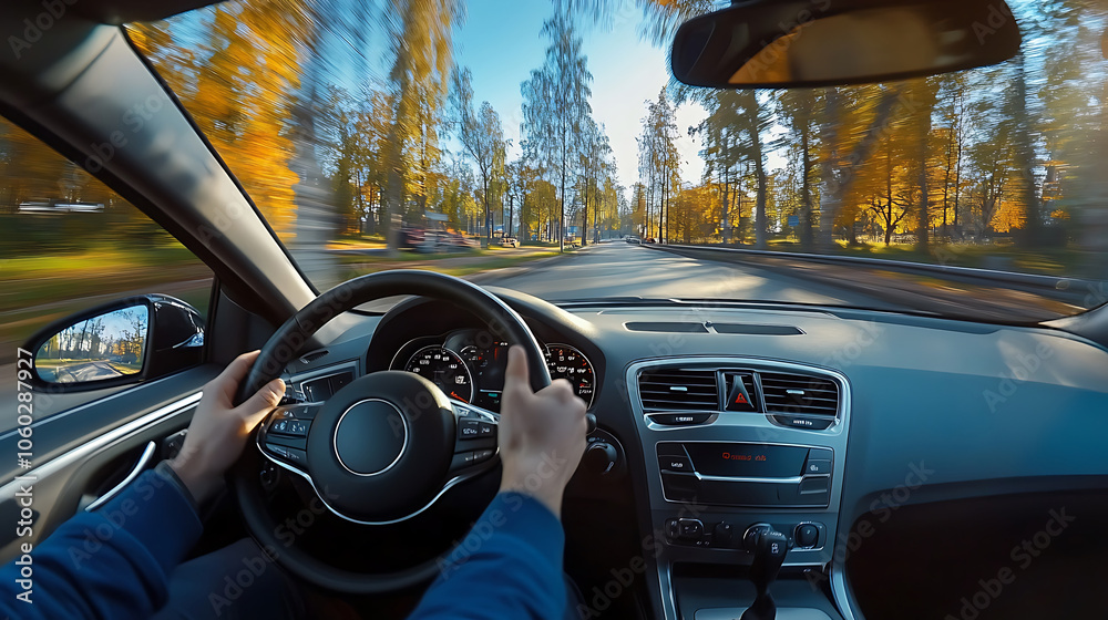 Naklejka premium drive car