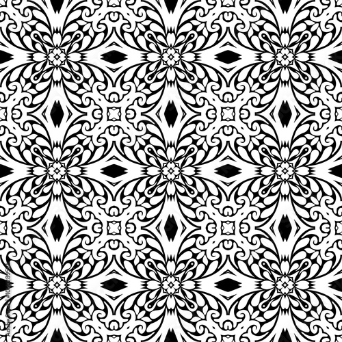 Black and White Ornamental pattern