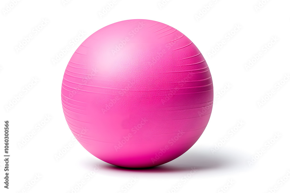 Obraz premium Fitness ball isolated on white transparent background