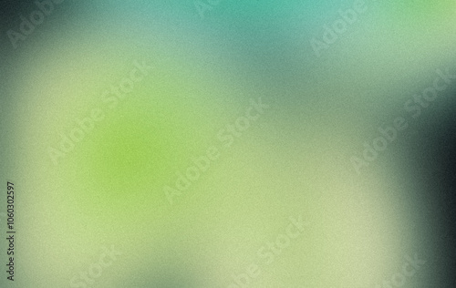 Retro grainy gradient texture background. Abstract light pastel green blue colour noisy gradient, vibrant color flow shaped, trendy color wave, website header design, cover, poster photo