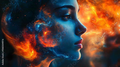 Abstract Illustration - Wom...