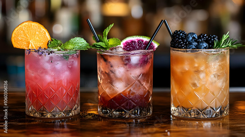 Three Refreshing Cocktails ...