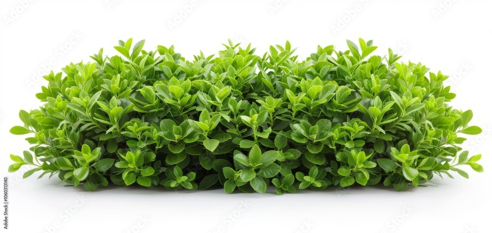Obraz premium Vibrant green succulent plant arrangement on a white isolated background, ideal for enhancing natural aesthetics in design projects.