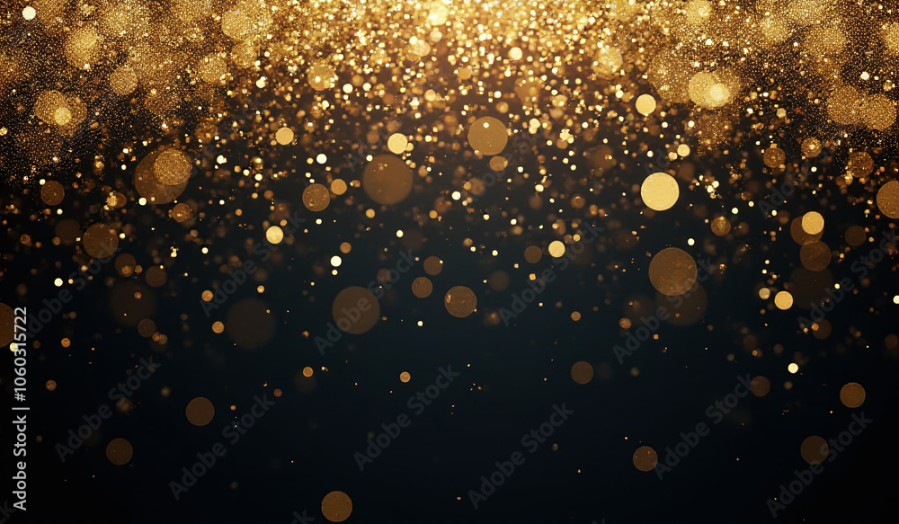 festive abstract art features dark background gold glitter new years birthdays holiday celebrations every time festive abstract art features dark background gold glitter new years birthdays holiday celebrations every time