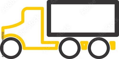 mobile home sign black and yellow vector 
