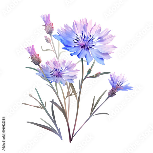 flower isolated on white background