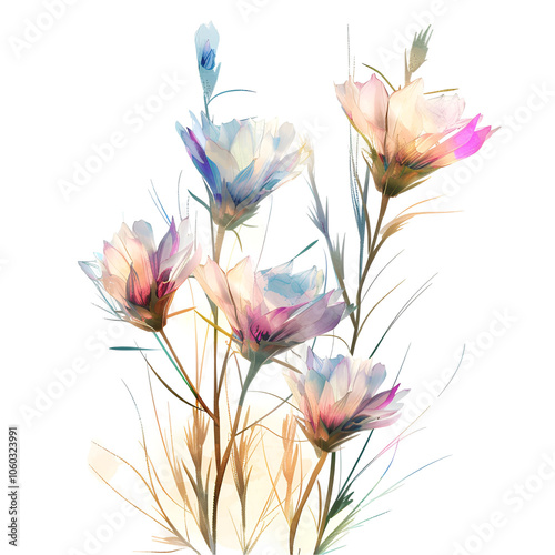 flower isolated on white background