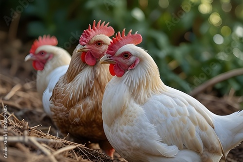 rooster in the farm