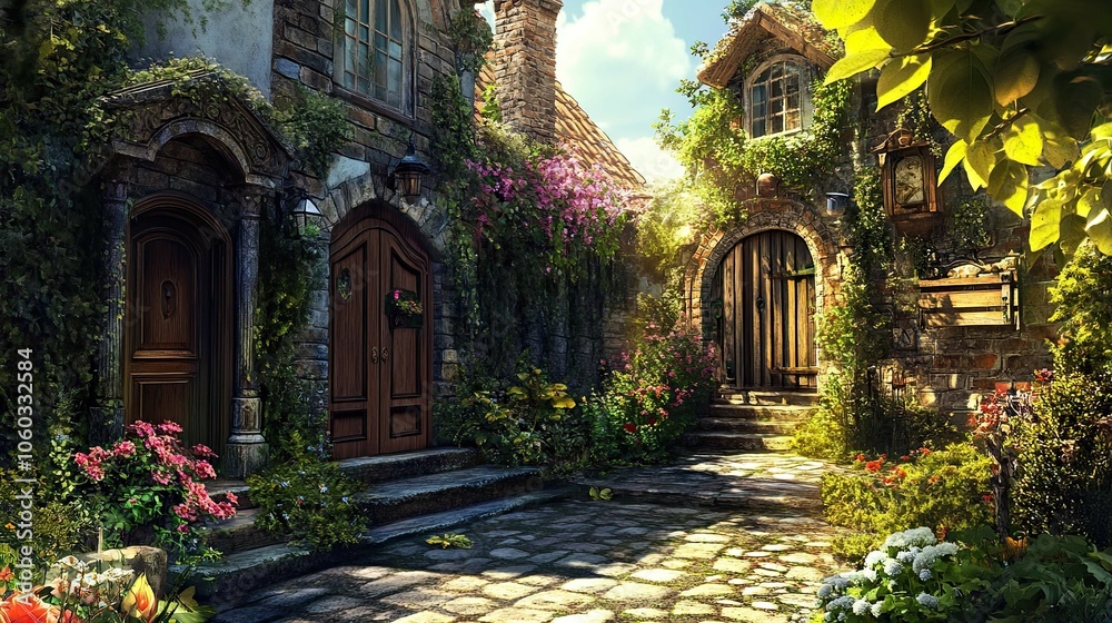 Fototapeta premium Street in the old town