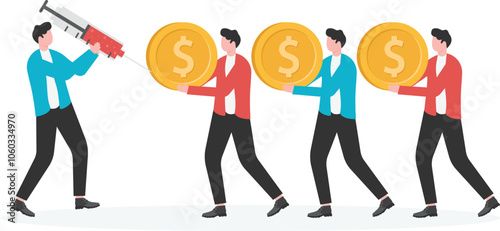 Inflation, economic stimulus, monetary policy, measures or programs for economic or business development,


