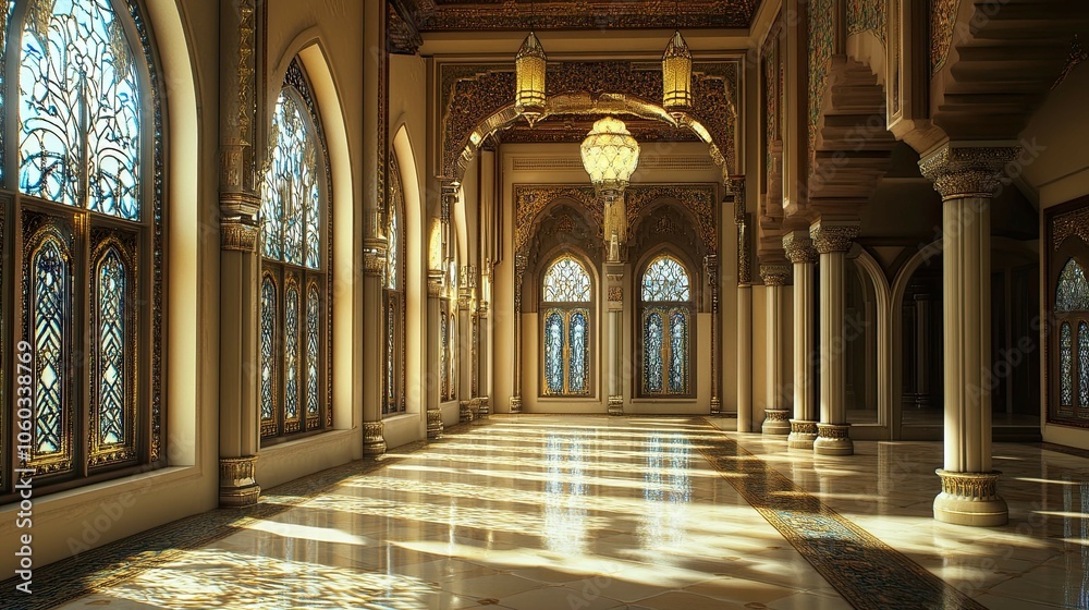 Obraz premium Islamic Architecture interior
