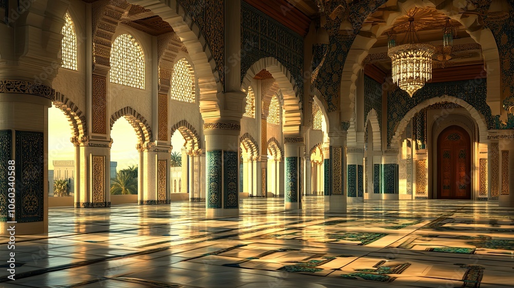 Obraz premium Islamic Architecture interior