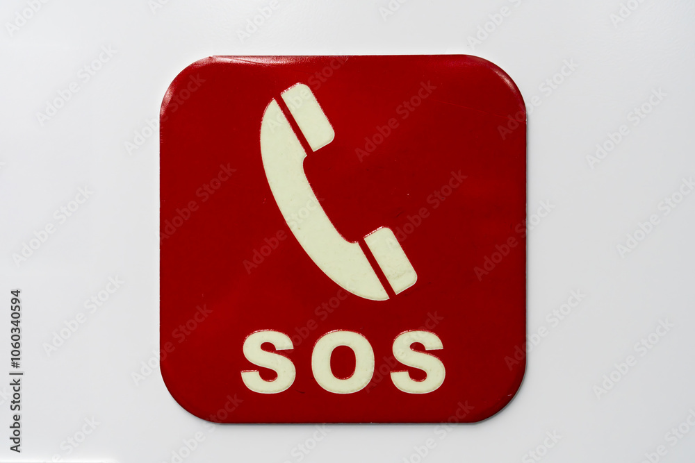 sign of emergency call