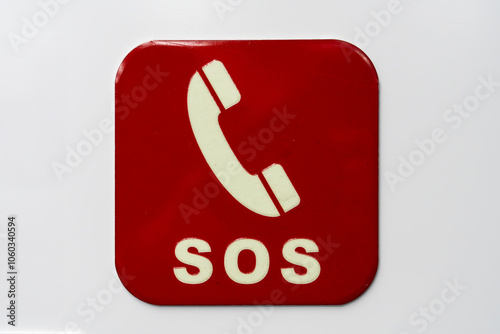 Obraz na płótnie sign of emergency call w salonie