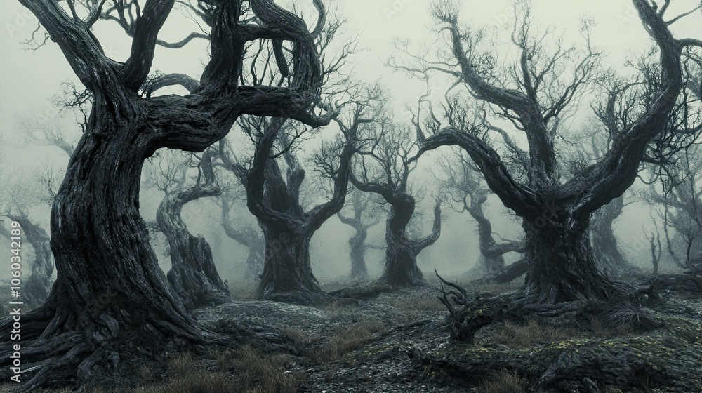 Naklejka premium Living Dead Trees interior