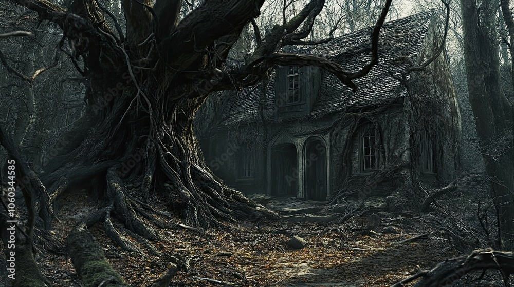 Obraz premium Living Dead Trees interior 