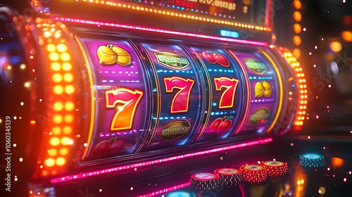 Lucky Seven Slot Machine Il...