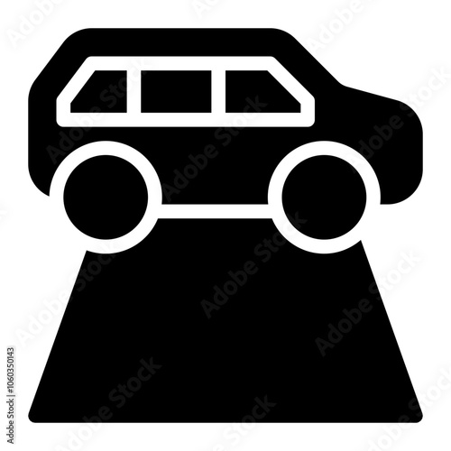 red carpet glyph icon