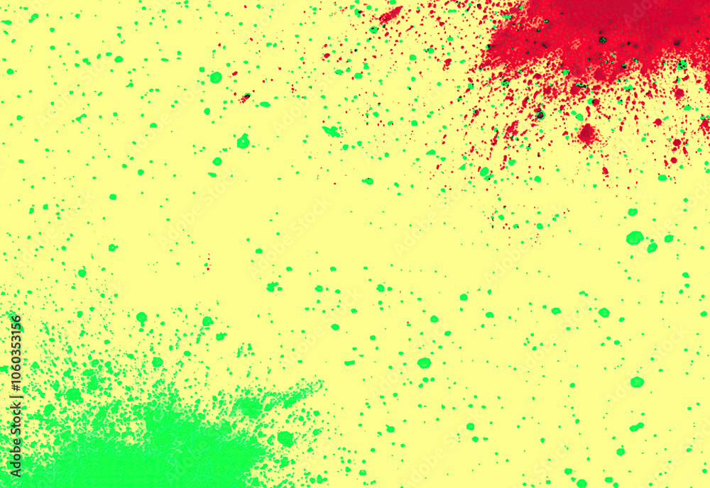 Obraz premium Acid paint brush background