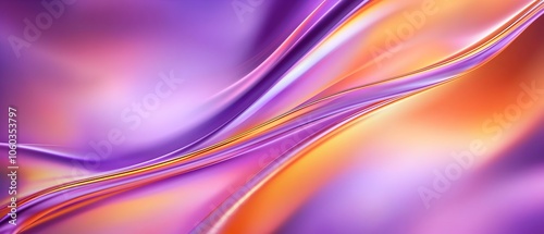 A purple and orange background with a purple line