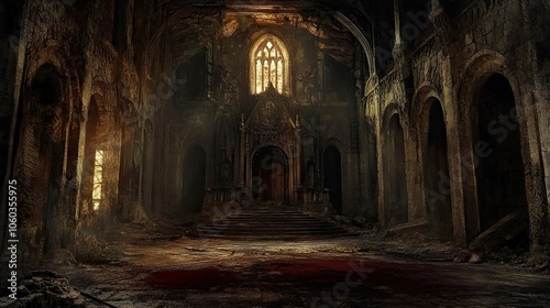 Vampire Castle in a Desolate Land interior