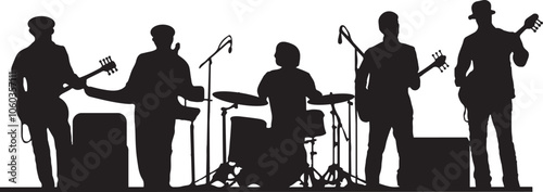 Highly Detailed Musicians vector