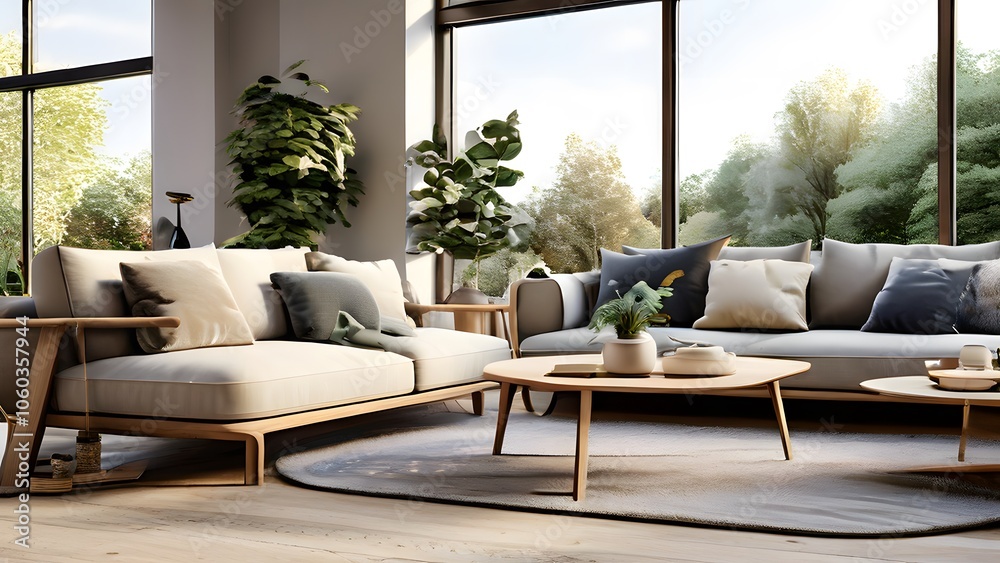 Scandinavian Inspired Living Room with Cozy Neutrals, Soft Lighting, and Lush Greenery for a Calming Atmosphere (41) Scandinavian Inspired Living Room with Cozy Neutrals, Soft Lighting, and Lush Greenery for a Calming Atmosphere (41)