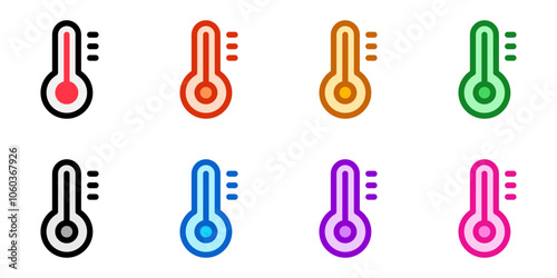 Editable thermometer vector icon. Part of a big icon set family. Perfect for web and app interfaces, presentations, infographics, etc