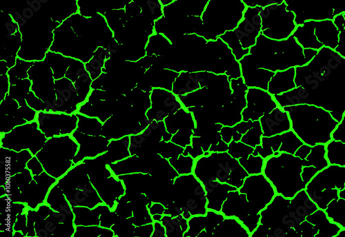 Cracks texture background black paint
