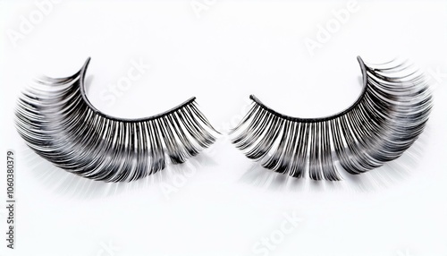 False Lashes on white