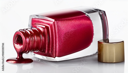 Nail Polish Bottle on white