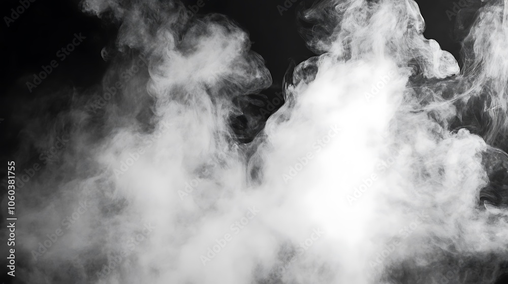 Fototapeta premium Abstract Smoke Image for Design Clean Blank Canvas with Empty Space for Designs
