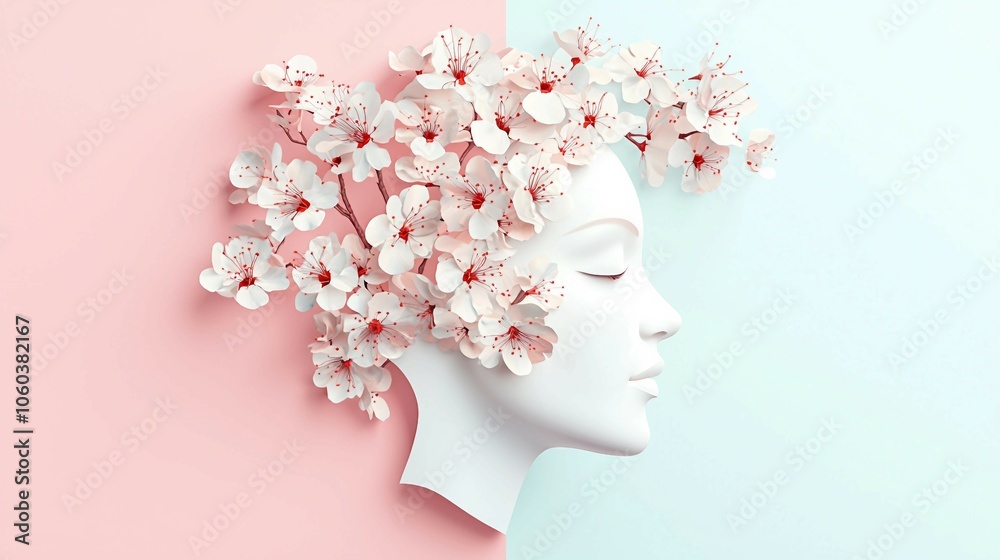 Elegant Floral Women's Day Concept Design Elegant Floral Women's Day Concept Design