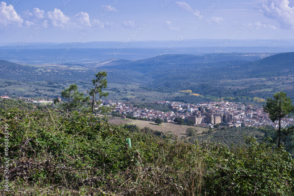 view, landscape, monastery, monument, architecture, spain, guada