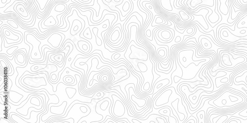 The stylize geometric topographic cartography pattern with lines seamless topography map and counter map. abstract sea map area space geometric line technology topo landscape grid map texture.