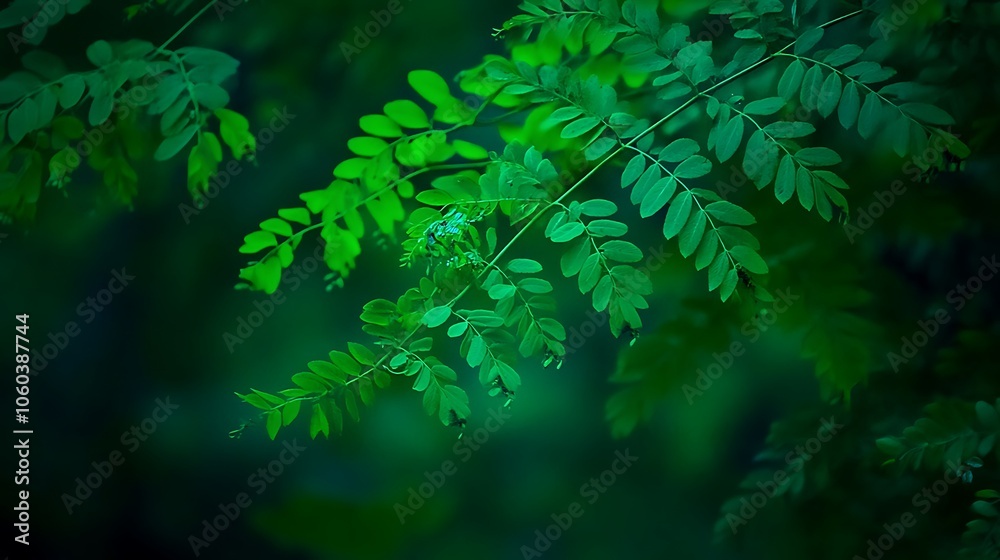Green Leaves Background Abstract Gradient Background with Copy Space Green Leaves Background Abstract Gradient Background with Copy Space