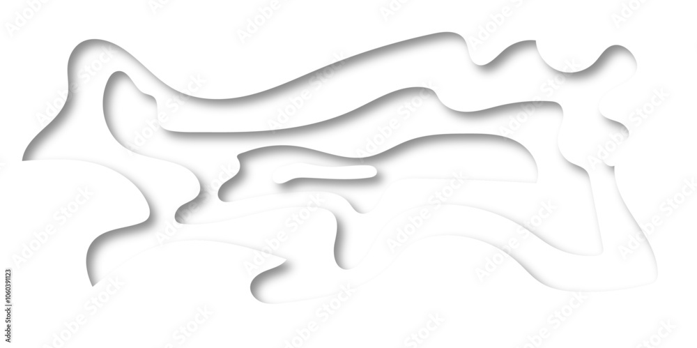 White diamond luxury waves topography circle Geometric layered decorative papercut design. minimal digital wave overlap layer and paper art style, flyers posters texture background.
White diamond luxury waves topography circle Geometric layered decorative papercut design. minimal digital wave overlap layer and paper art style, flyers posters texture background.