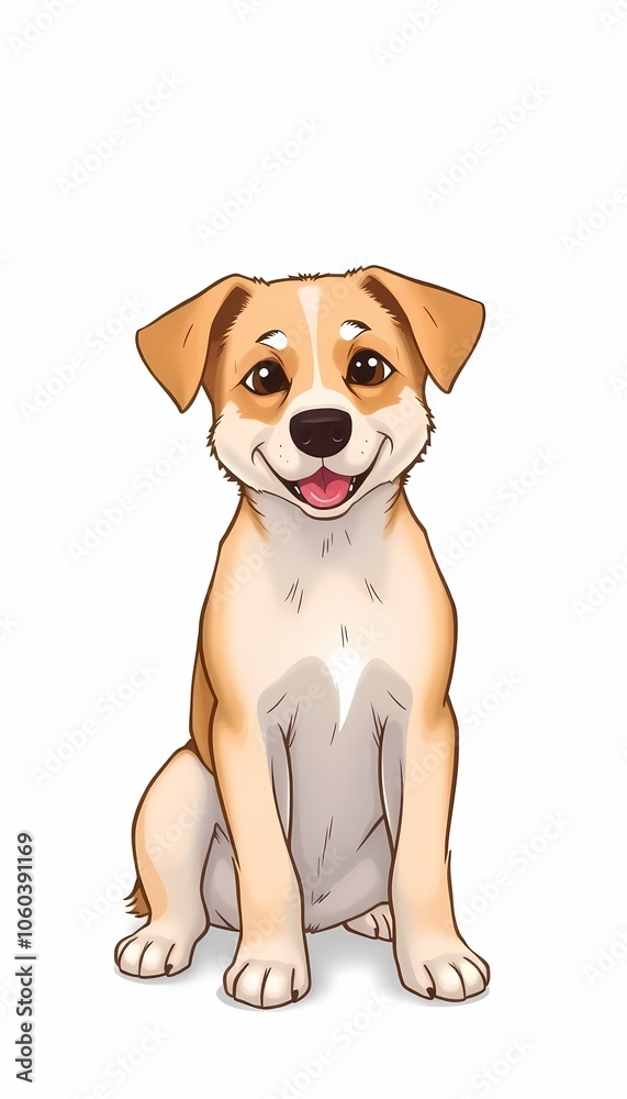 Playful Dog Portrait Playful Dog Portrait