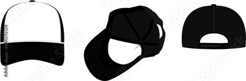 Trucker Hats Template