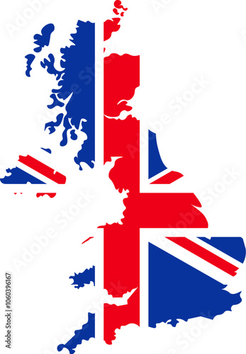 A vibrant vector illustration of pound currency symbol in a cartoon style. The United Kingdom clip art element. English language, the UK culture, history, events, and celebrations. Promotion of Britis