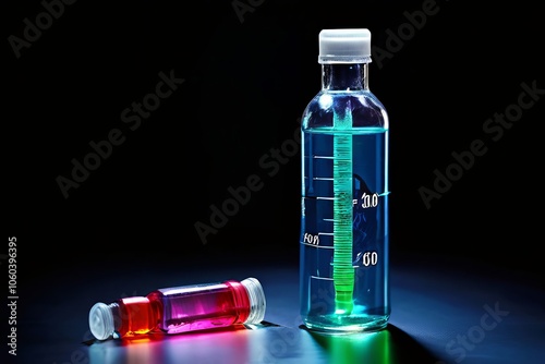 vaccine with ph indicator a vaccine vial equipped with a ph indi photo