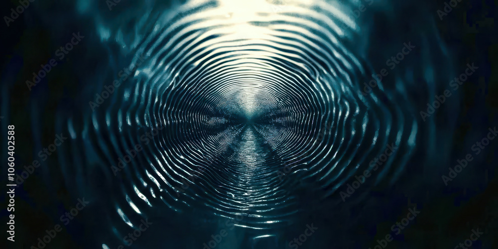 A blue wave with a dark background A blue wave with a dark background