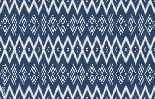 Geometric ethnic oriental ikat seamless pattern  color oriental. Aztec ornament print. Design for background ,curtain, carpet, wallpaper, clothing, wrapping, Batik, vector illustration.