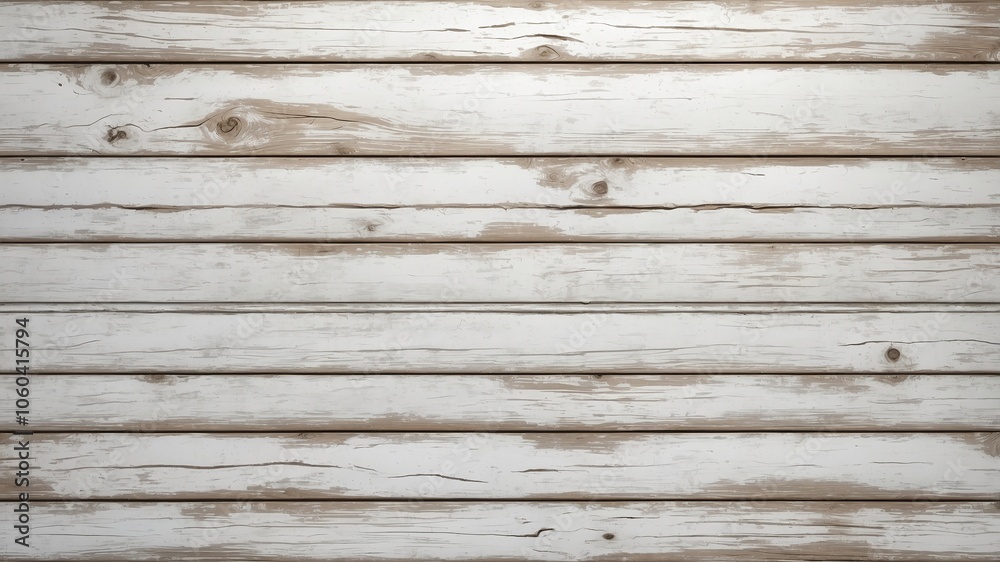 Fototapeta premium old wood texture distressed grunge background, scratched white paint on planks of wood wall