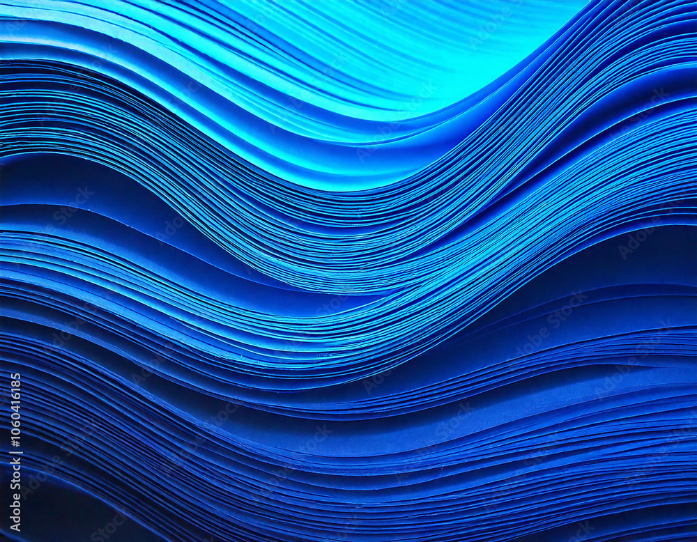 Electric Flow A Horizontal Abstract Texture Featuring Blue Neon Color Strip Waves on Paper, Creating a Dynamic and Eye-Catching Background Perfect for Modern Designs and Visual Projects. Electric Flow A Horizontal Abstract Texture Featuring Blue Neon Color Strip Waves on Paper, Creating a Dynamic and Eye-Catching Background Perfect for Modern Designs and Visual Projects.