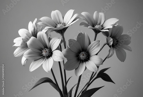 beautiful flowers photo generative ai
