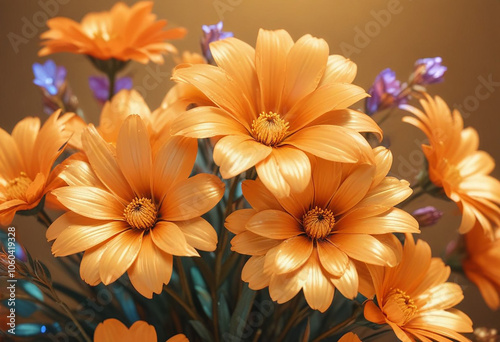 beautiful flowers photo generative ai