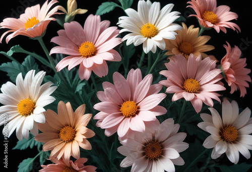 beautiful flowers photo generative ai