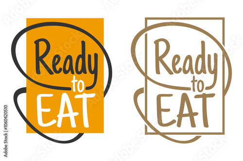 Ready-to-Eat - sticker for precooked food